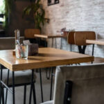 Empty table at a restaurant – small business concepts